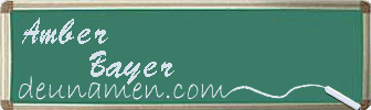Amber Bayer Visitenkarte